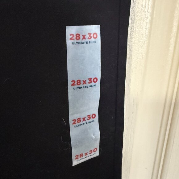 2 Pair Black Men's Pants 28 Waist, Old Navy J.Crew - Picture 4 of 5